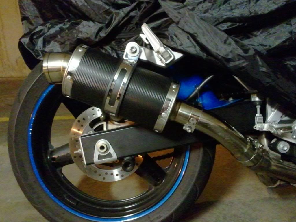 How to wrap your exhaust can to look cool! Kawasaki Motorcycle Forums